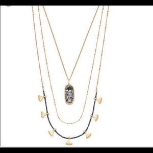 Rocco earrings and necklace as a set